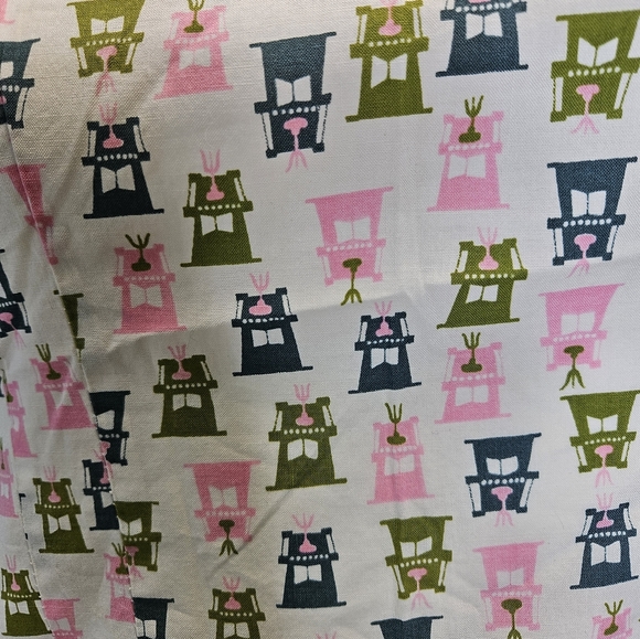 1950s vintage original novelty print skirt and top set 2 piece - Picture 2 of 8